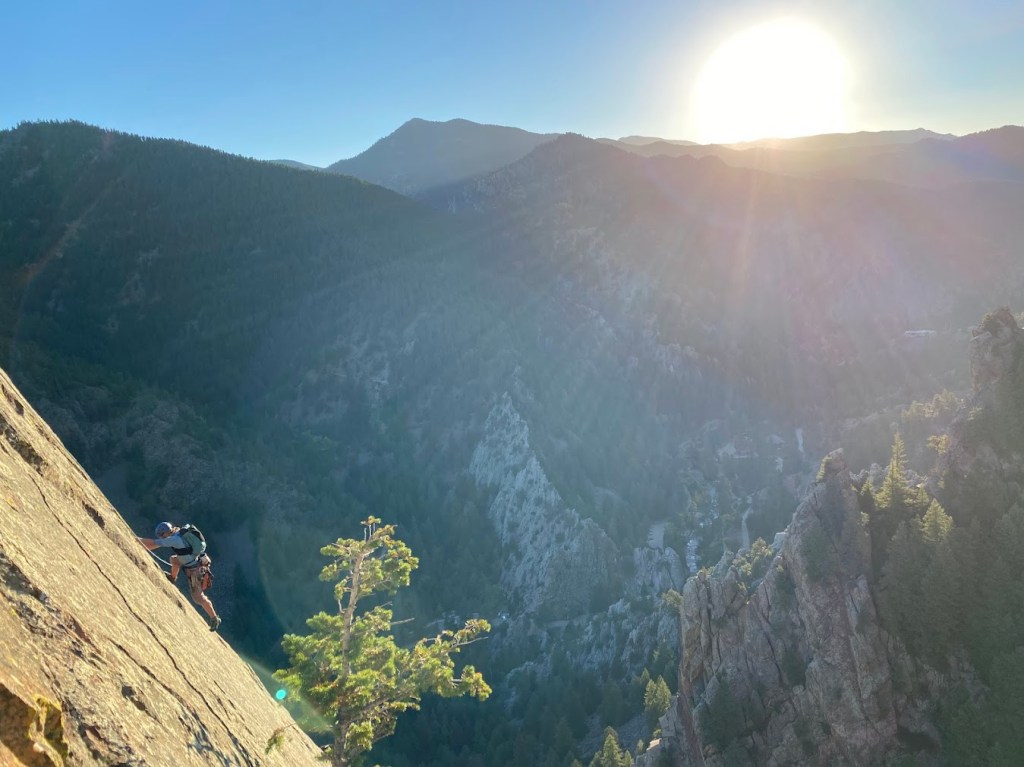 Climbing in Eldorado,&nbsp;Colorado